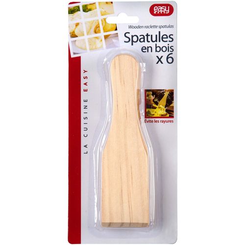 Set De 12 Spatules À Raclette En Bois