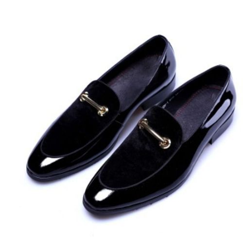 Chaussures Oxfordchaussures De Luxe En Cuir Verni Respirant Pour Hommegrande Taillebureaumariage
