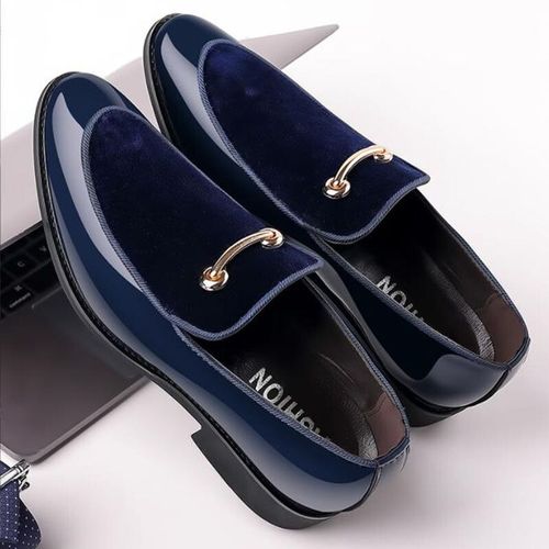 Oxford-Chaussures De Luxe En Cuir Verni Respirant Pour Homme,Grande Taille,Bureau,Mariage - 40