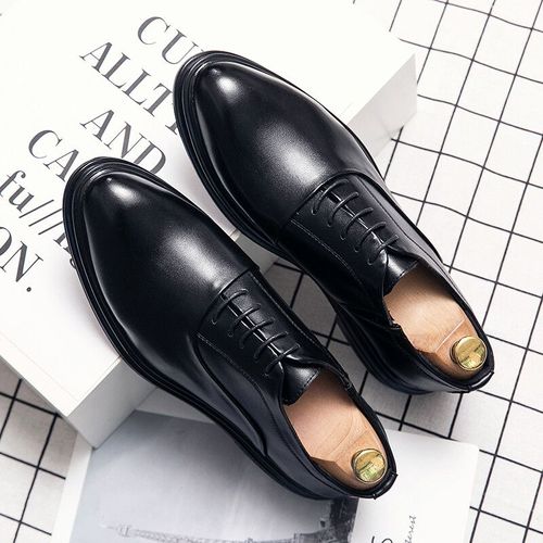 Chaussures En Cuir Pour Hommes,Souliers De Bureau Et De Bureau,Décontractés,Solides Et Basses,À La Mode,Oxford - 46