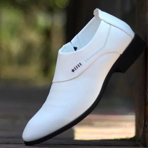 Mocassins En Cuir Italien Pour Hommes,Chaussures Provoqué,Mocassins De Mariage,Chaussures De Luxe,Blanc,Créateur Formel - 38