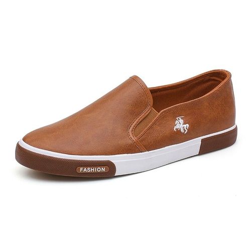 Chaussures Chaussures En Cuir Talons Plats Pour Hommebassesrespirantesà Enfilermode D'affaireschimallmatchconfortableprintemps Et Automnepoussée Principale