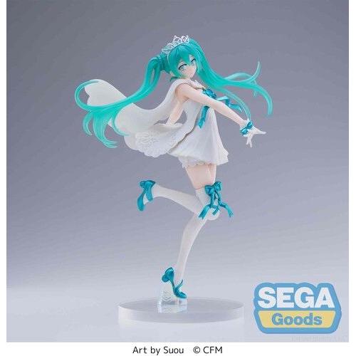 Sega - Hatsune Miku Series - Spm Statue - Hatsune Miku 15th Anniversary - Suou Version [Collectables] Figure, Collectible