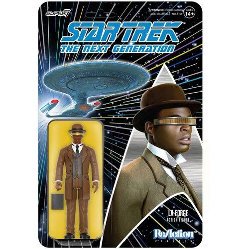 Super7 - Star Trek: The Next Generation Reaction Figures Wave 3 - Victorian La Forge [Collectables] Action Figure, Figure, Collectible