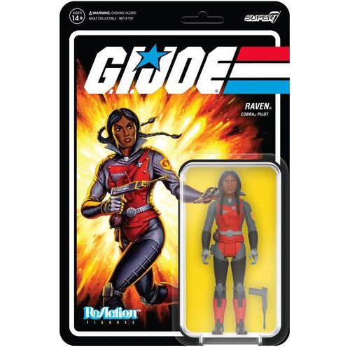Super7 - G.I. Joe Reaction Figures Wave 5 - Raven [Collectables] Action Figure, Figure, Collectible