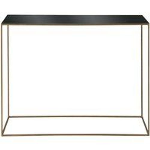 Console Métal Gris Bleu Olia