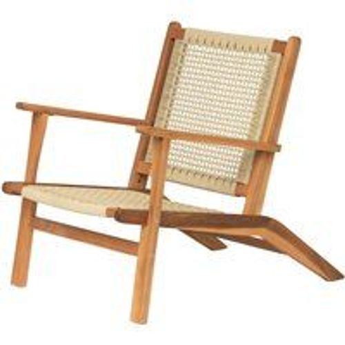 Fauteuil Interieur Exterieur En Acacia Massif Et Corde