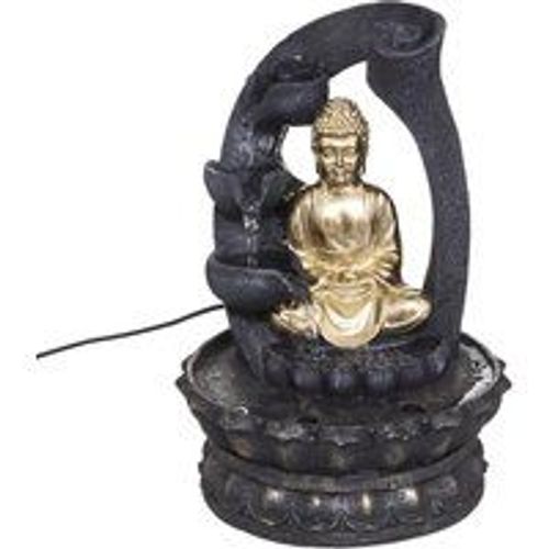 Fontaine Bouddha Doré H 27