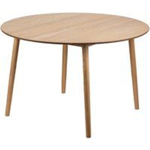 Table À Manger Design Ronde Scandinave Bois Tradition 6p-Marron