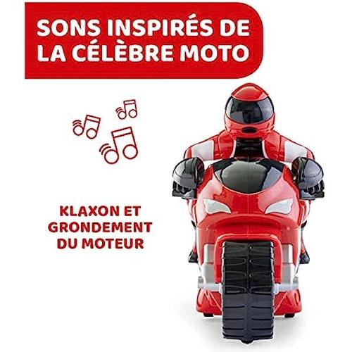 Chicco RC Ducati 1198 Moto Télécommandé au Guidon Intuitive, Véhicule  Radiocommandé avec Klaxon et Bruits de Moteur - Cadeau pour Garçon ou  Fille