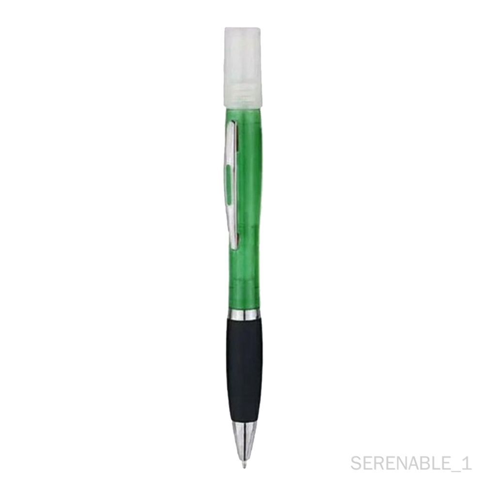 Serenable Stylo À Bille Collection 1 Mm Pointe Moyenne Avec Flacon Pulvérisateur Vide De 5 Ml, Vert