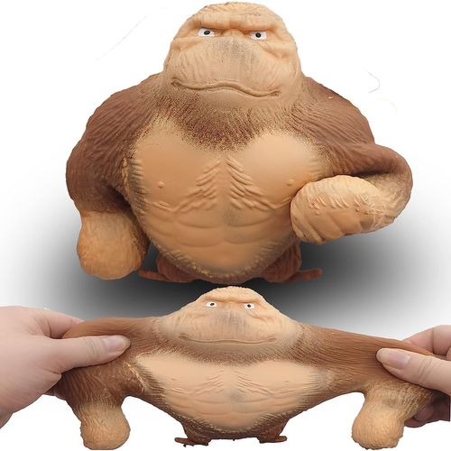 Jouet De Singe, Figurine De Gorille Extensible Pour Enfants Et Adultes, Jouet Anti-Stress Décompressé Et Pressé, Jouet Anti-Stress Pour Enfants, Jouet Sensoriel Pour L'anxiété, Le Tdah Et L'autisme, C