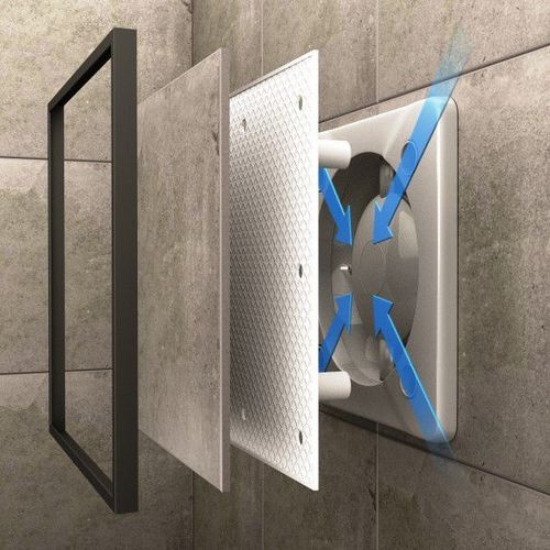Ventilateur extracteur d'air avec capteur d'humidité 100mm Tuile Céramique