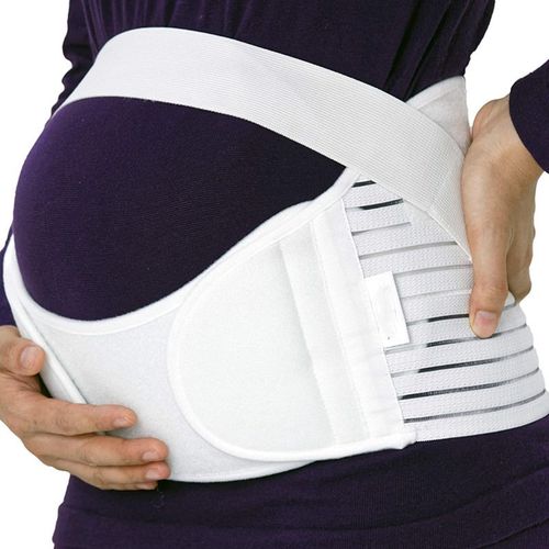 Ceinture De Soutien De Fin De Grossesse (Blanc Xl), Ceinture De Soutien De Grossesse, Ceinture Taille/Dos/Abdominale, Ceinture Abdominale, Soutien De Taille Respirant