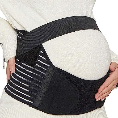 Ceinture De Soutien De Fin De Grossesse (Noir Xl), Ceinture De Soutien De Grossesse, Ceinture Taille/Dos/Abdominale, Ceinture Abdominale, Soutien De Taille Respirant
