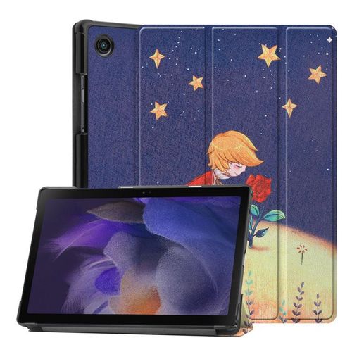 Coque Samsung Galaxy Tab A8 10,5"" Rose Prince Pattern, Coque Rotative Samsung Galaxy Tab A10.5, Coque En Cuir Pu De Qualité Supérieure À 360 Degrés, Convient Pour Samsung Galaxy Tab A8 10.5 2021 X200/