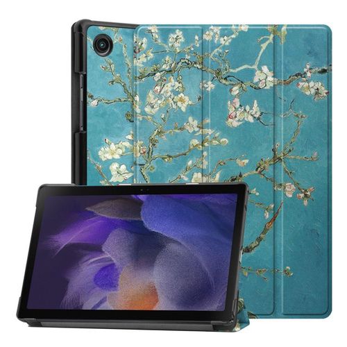 Coque Samsung Galaxy Tab A8 10,5"" Motif Floral, Coque Rotative Samsung Galaxy Tab A10.5, Support En Cuir Pu De Qualité Supérieure À 360 Degrés, Convient Pour Samsung Galaxy Tab A8 10.5 2021 X200/X205