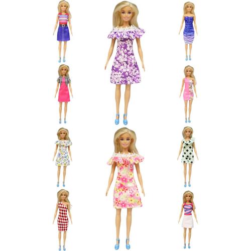 Vêtements pour Barbie,10Pcs Vêtements Barbie Poupée