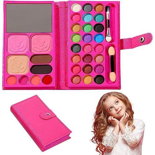 Lavable Maquillage Enfant Jouet Pour Fille, Palette De Maquillage, Maquillage Enfant Jouet Fille, Ensemble De Maquillage Lavable Pour Enfants, Cadeau Pour Fille Garçon 3 Ans