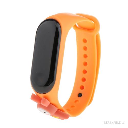 Bracelet De Sport Décontracté Montres Led Blanc Montre-Bracelet En Silicone De Couleur Bonbon Électronique Pour Enfants Enfants Orange