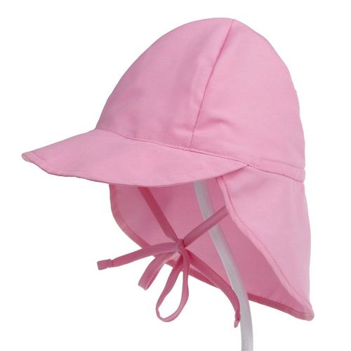Rose-Chapeau De Soleil Pour Bébé Garçons Ou Filles Bonnet De Plage D'été Pour Enfants Casquette À Rabat Ajustable Douce Pour Enfants