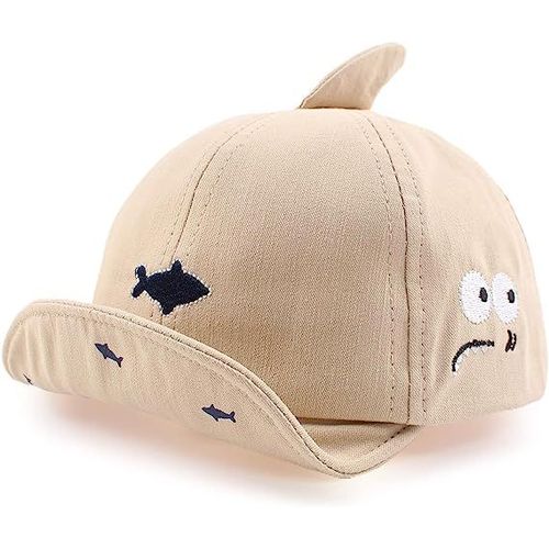 Kaki-3 À 12 Mois Coton Fille Garçon Bébé Casquette Réglable Chapeau De Soleil Pour Bébé Printemps Été Bonnet