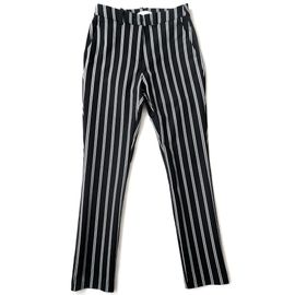 Pantalon Bleu Marine Rayé H&m 34