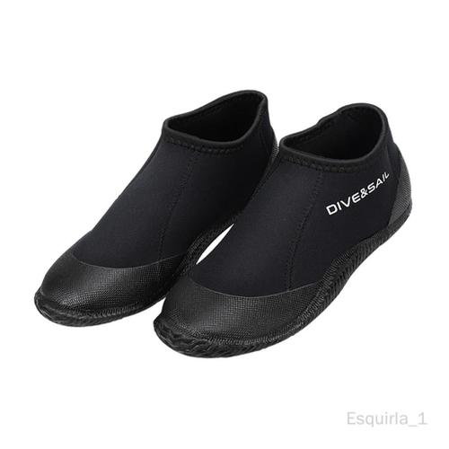 Confort Néoprène Bottes De Plongée Chaussures De Plongée Voile Planche À Voile Scuba Surf Noir 39