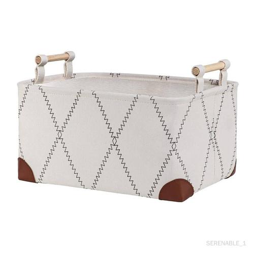 Panier de rangement pour linge à linge pliable panier à linge jouet panier bac organisateur pour bureau salon étagères 38x28x21cm