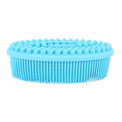 Brosse Bleue Douce En Silicone Pour Le Corps, Gommage, Bain, Douche De Bébé, Lavage, Gants Exfoliants, Gommage Des Pieds 
