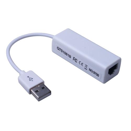 Adaptateur Ethernet USB 2.0 vers RJ45, carte réseau Lan, 10/100Mbps, pour Mac OS, tablette Android, LapPC, Windows 7, 8, 10, nouveau