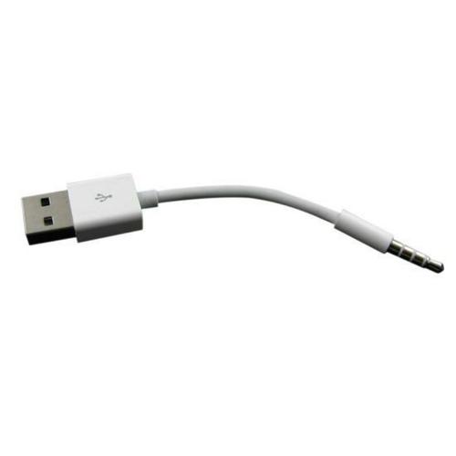 Chargeur de synchronisation de données, Jack 3.5mm vers USB 2.0, câble adaptateur Audio pour Apple iPod Shuffle 3rd 4th 5th 6th