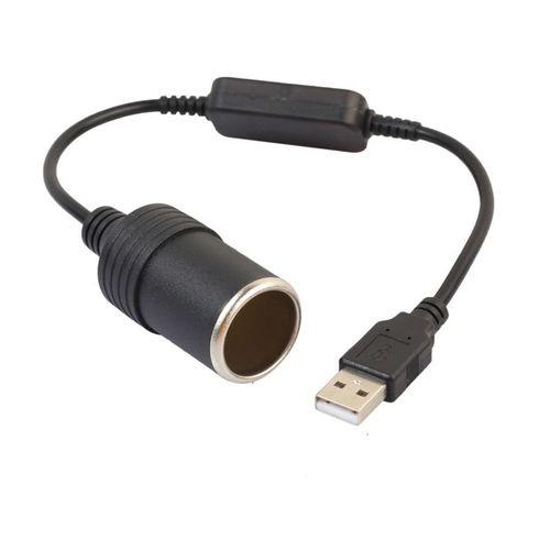 5V 2A USB Pour Prise Allume-cigare USB Mâle à Femelle Adaptateur Allume-cigare Convertisseur