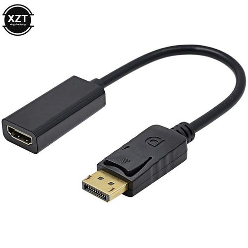 Adaptateur de câble Full HD DP compatible HDMI, Port d'affichage mâle à femelle pour ASUS/HP/DELL, PC portable, TV, convertisseur 1080P