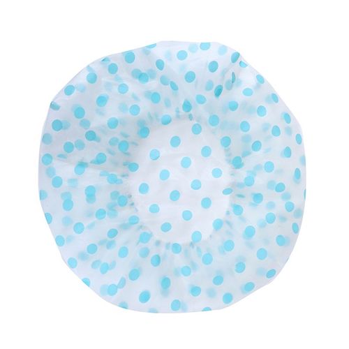 Bonnet De Douche Imperméable À Pois Élastiques Épais Pour Femmes, 1 Pièce, Pour Salon De Coiffure, Produits De Salle De Bain, Bonnet De Bain 