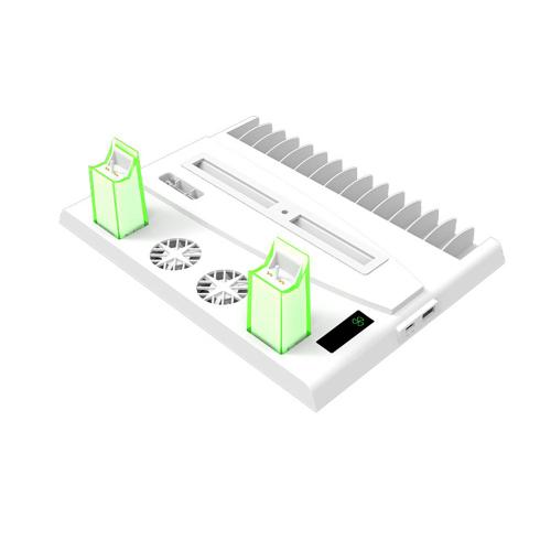 Station De Charge Double Capteur Avec Ventilateur De Refroidissement Pour Console De Jeu Ps5