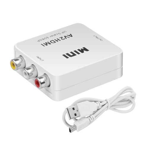 Adaptateur vidéo AV vers HDMI, boîtier convertisseur AV vers HDMI, ...