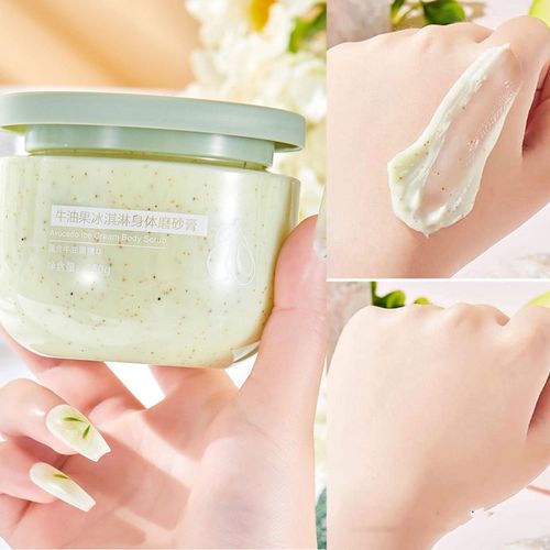 Gommage Corporel À Base D'avocat, Exfoliant, Nettoyage En Profondeur, Acné, Produits Pour Pores, Traitement À La Boue, 250g, G1k4 