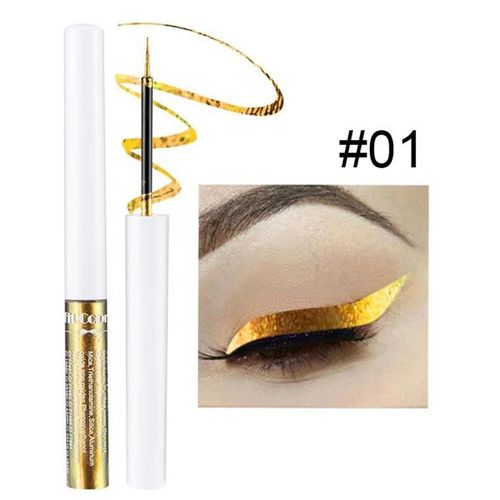 Eye-Liner Liquide Avec Perles Brillantes, Maquillage Métallique, Multi-Paillettes, Couleur Des Yeux, Pigment Aurora, Ombre À Paupières Chromé C2y5 