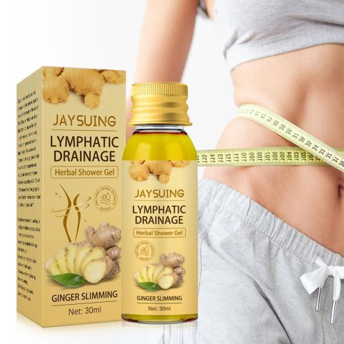 Gel De Douche À Base De Plantes Au Gingembre, Anti-Cellulite, Amincissant, Perte De Poids, Drainage Lymphatique, Beauté, Soins Du Corps Fermes 