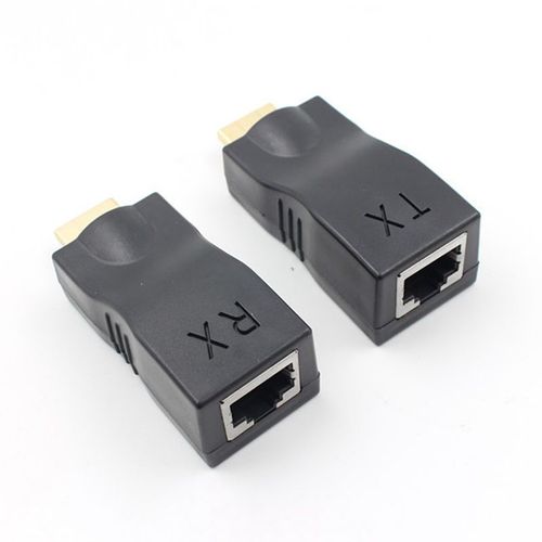 Extension HDMI 4k LAN, jusqu'à 30m sur CAT5e / 6 UTP LAN, câble Ethernet pour HDTV HDPC