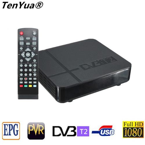 Récepteur terrestre numérique HD K2 DVB-T2, décodeur avec lecteur multimédia, H.264/MPEG-2/4, DVB-T, pour TV, HDTV