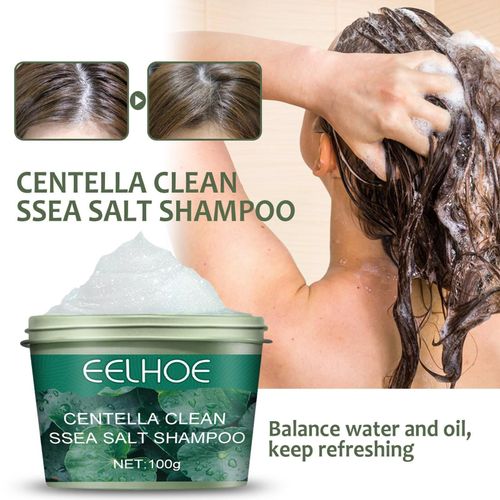 Shampoing Au Sel De Mer, Crème Nettoyante Nourrissante, Centella, Huile Réparatrice, Organique, Contrôle Des Dommages, Anti-Prurit, Gommage Capillaire, U6u0 