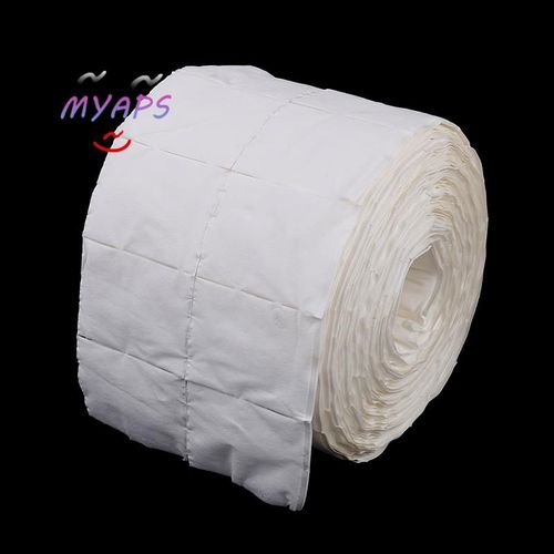 Lingettes Blanches Dissolvant Pour Vernis À Ongles, 500 Pièces/Lot, En Papier, Tampons En Coton, Pour Salon De Beauté, Vente En Gros 