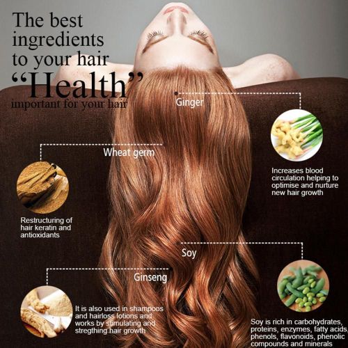 Shampoing Aux Herbes Pures Au Gingembre, Huiles Essentielles Pour Traitement Des Cheveux, Épaississement, Soin, Favorise La Perte De Cheveux, 100ml, Réparation Des Cheveux, C4j0 
