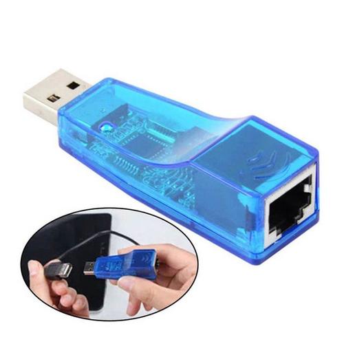 Adaptateur USB 2.0 vers LAN RJ45 Ethernet, carte réseau 10/100Mbps, pour PC Win 7/8/10