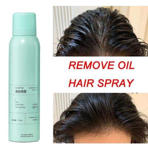 Shampooing Anti-Lavage À Huile Pour Cheveux, 150ml, Spray Pour Cheveux Secs, Anti-Transpiration, Statique 