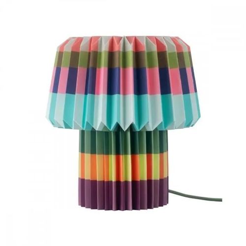 Lampe De Table En Papier Blocks H31cm - Remember - Multicolore -