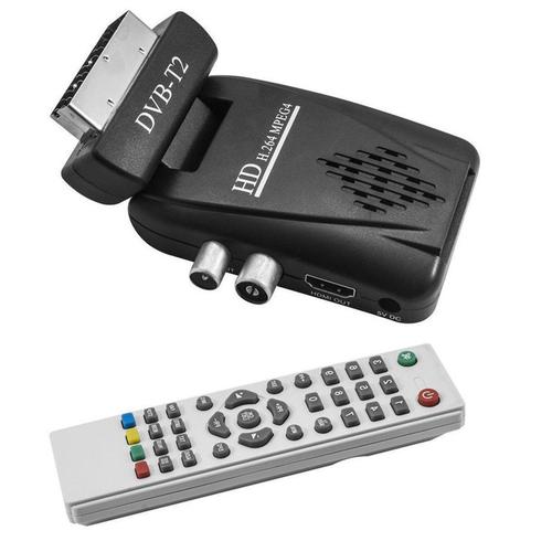 Décodeur numérique de télévision, prend en charge la sortie HDMI/Scart, Port USB 1080P, DVB T2