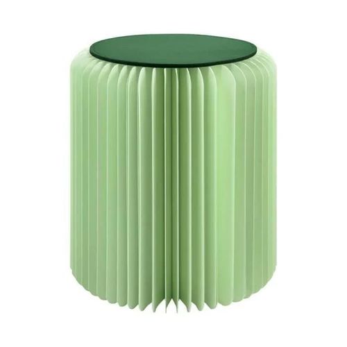 Tabouret En Papier Papillon H42cm - Remember - Vert -